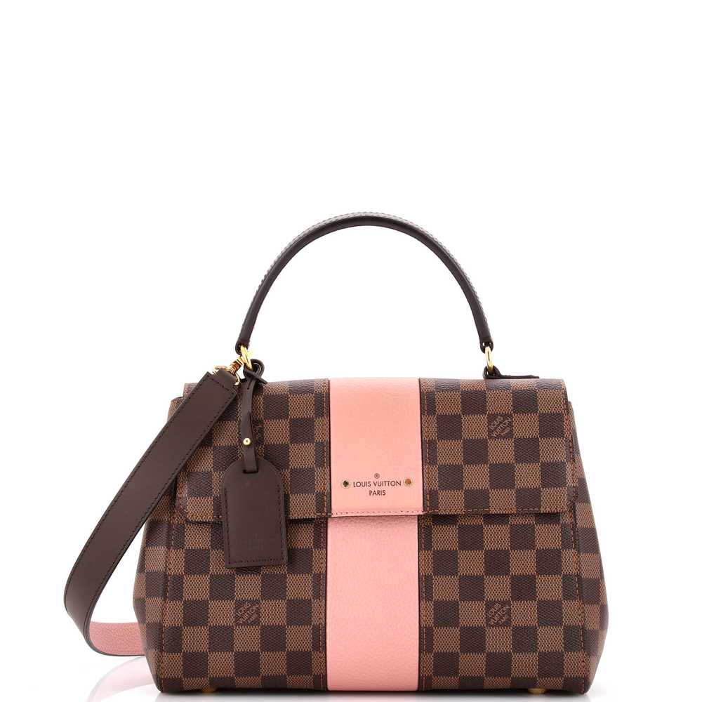 Louis Vuitton Bond Street Handbag Damier with Lea… - image 1