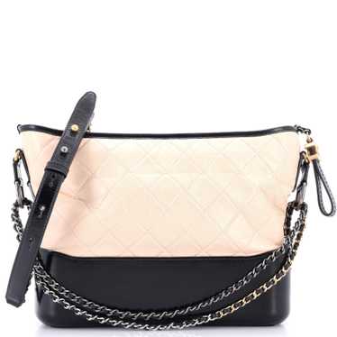 CHANEL Gabrielle Hobo Quilted Aged Calfskin Medium