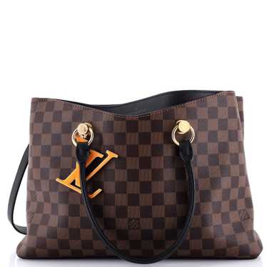 Louis Vuitton LV Riverside Handbag Damier with Lea