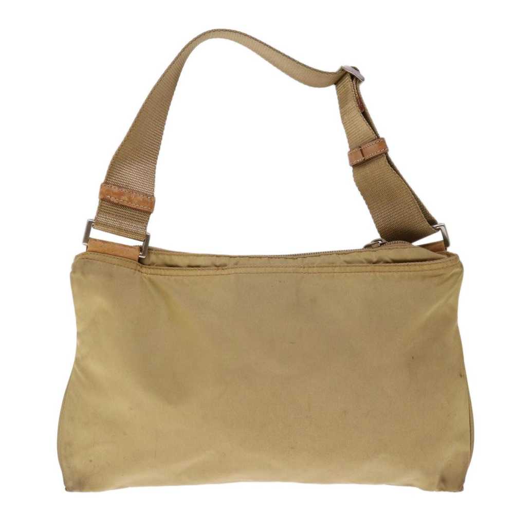 Prada Tessuto Beige Synthetic Shoulder Bag (Pre-O… - image 2