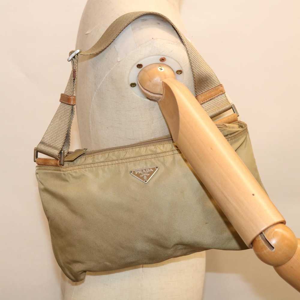 Prada Tessuto Beige Synthetic Shoulder Bag (Pre-O… - image 7