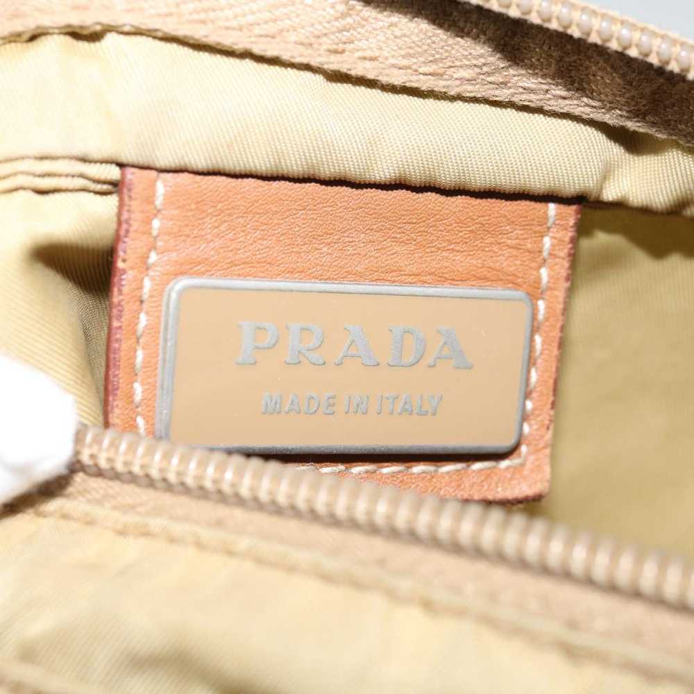 Prada Tessuto Beige Synthetic Shoulder Bag (Pre-O… - image 8