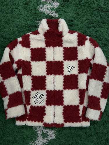 Louis Vuitton Louis Vuitton human made fleece red 