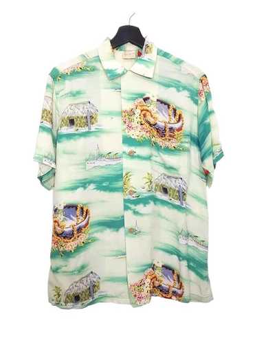 Hawaiian Shirt × Very Rare × Vintage Vtg. 1940's 5