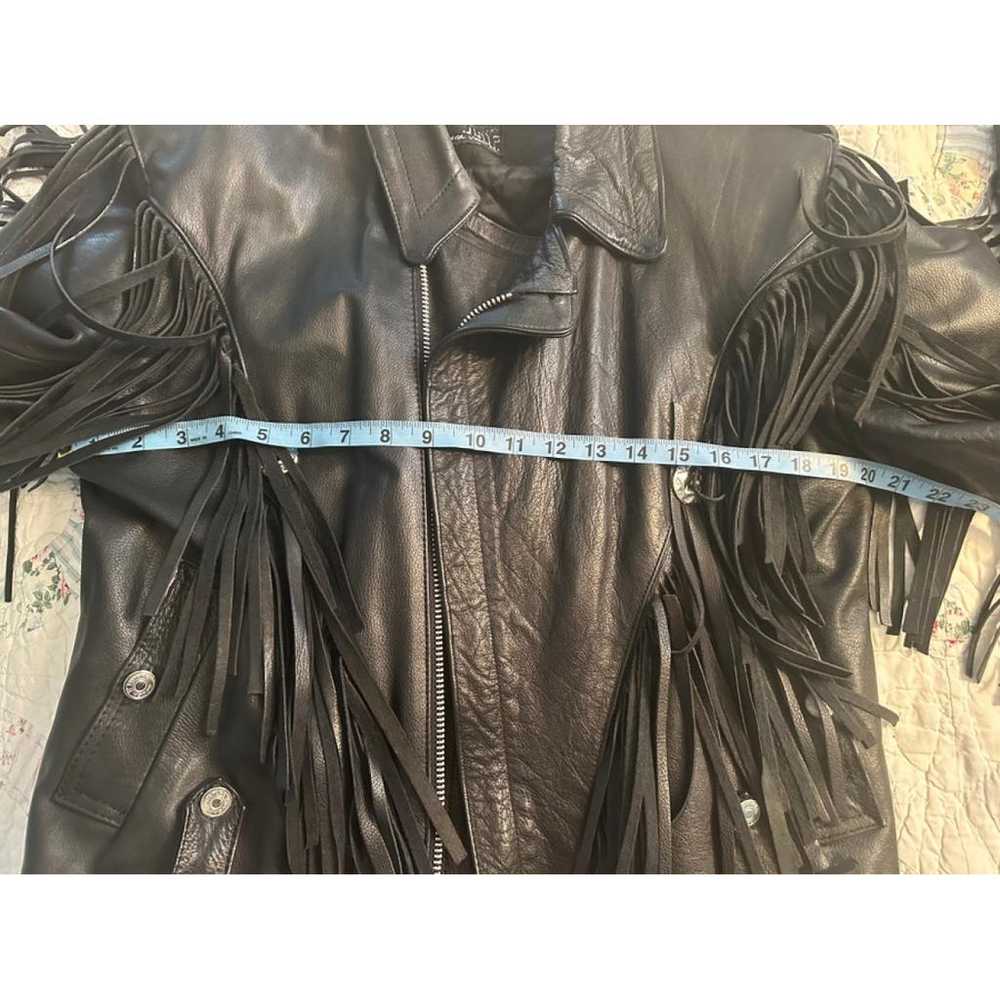 Non Signé / Unsigned Leather jacket - image 10