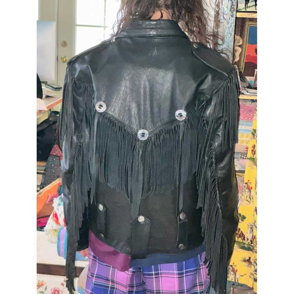 Non Signé / Unsigned Leather jacket - image 12