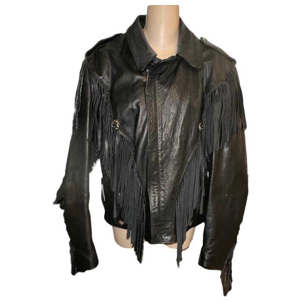 Non Signé / Unsigned Leather jacket - image 1