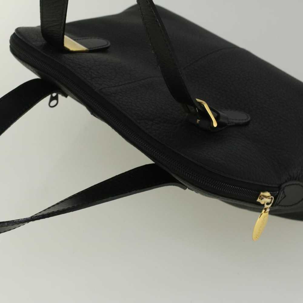 Burberry Black Leather Handbag (Pre-Owned) - image 4