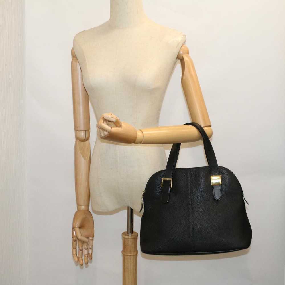 Burberry Black Leather Handbag (Pre-Owned) - image 7