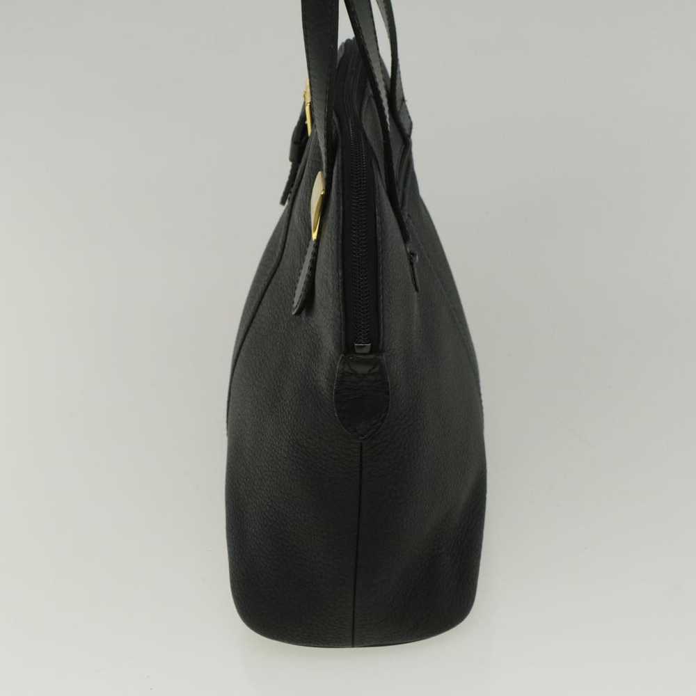 Burberry Black Leather Handbag (Pre-Owned) - image 8