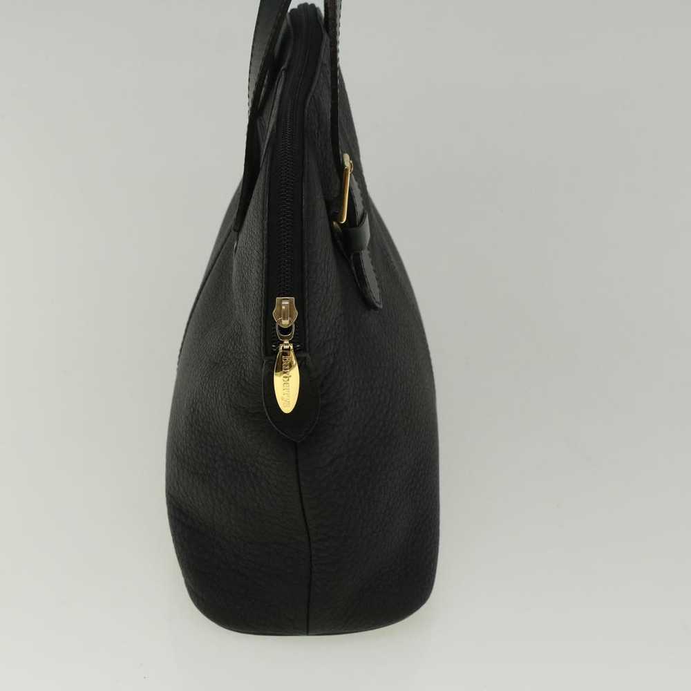 Burberry Black Leather Handbag (Pre-Owned) - image 9