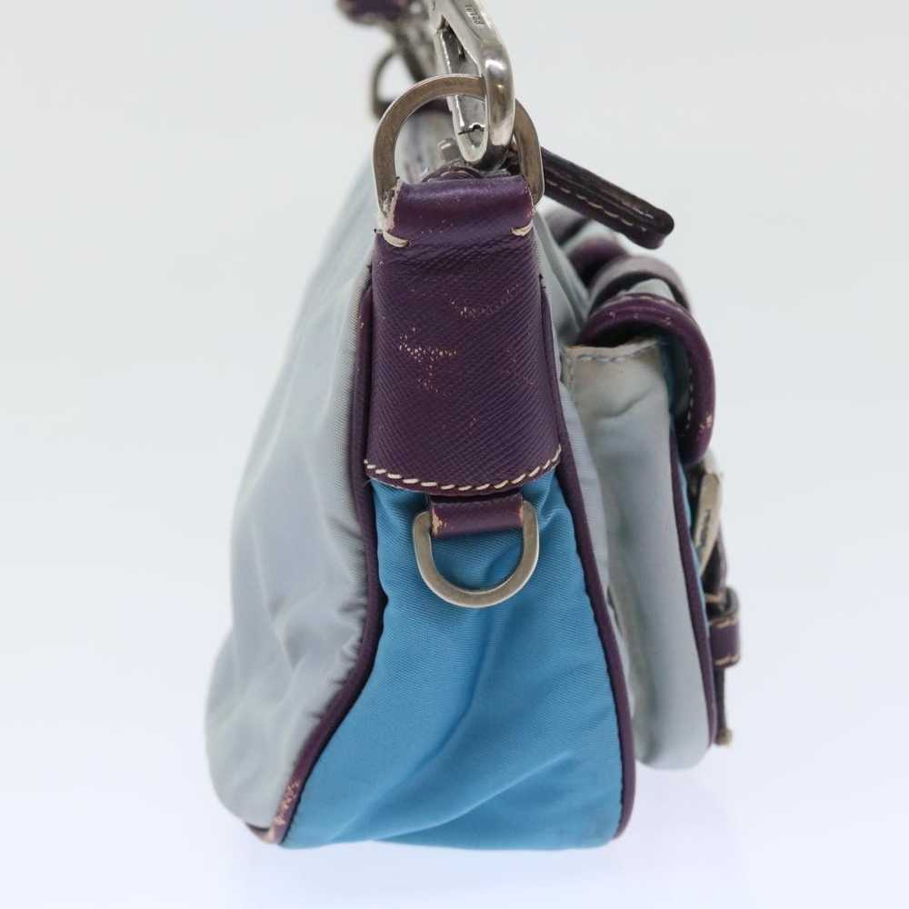 Prada Tessuto Blue Synthetic Shoulder Bag (Pre-Ow… - image 10