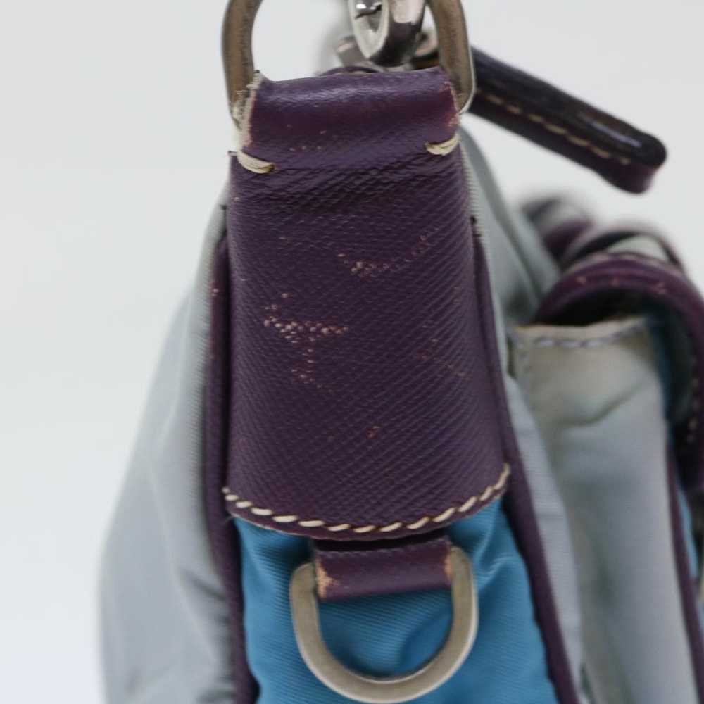 Prada Tessuto Blue Synthetic Shoulder Bag (Pre-Ow… - image 11