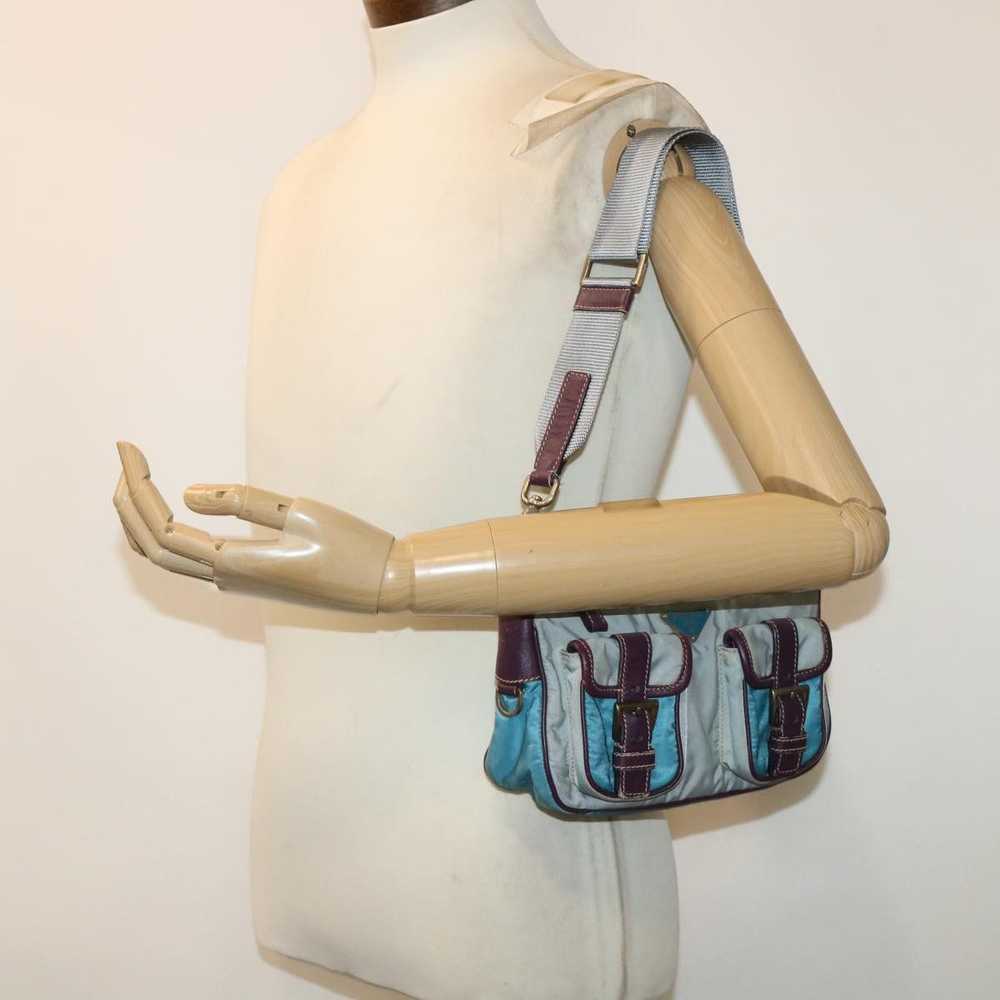 Prada Tessuto Blue Synthetic Shoulder Bag (Pre-Ow… - image 5