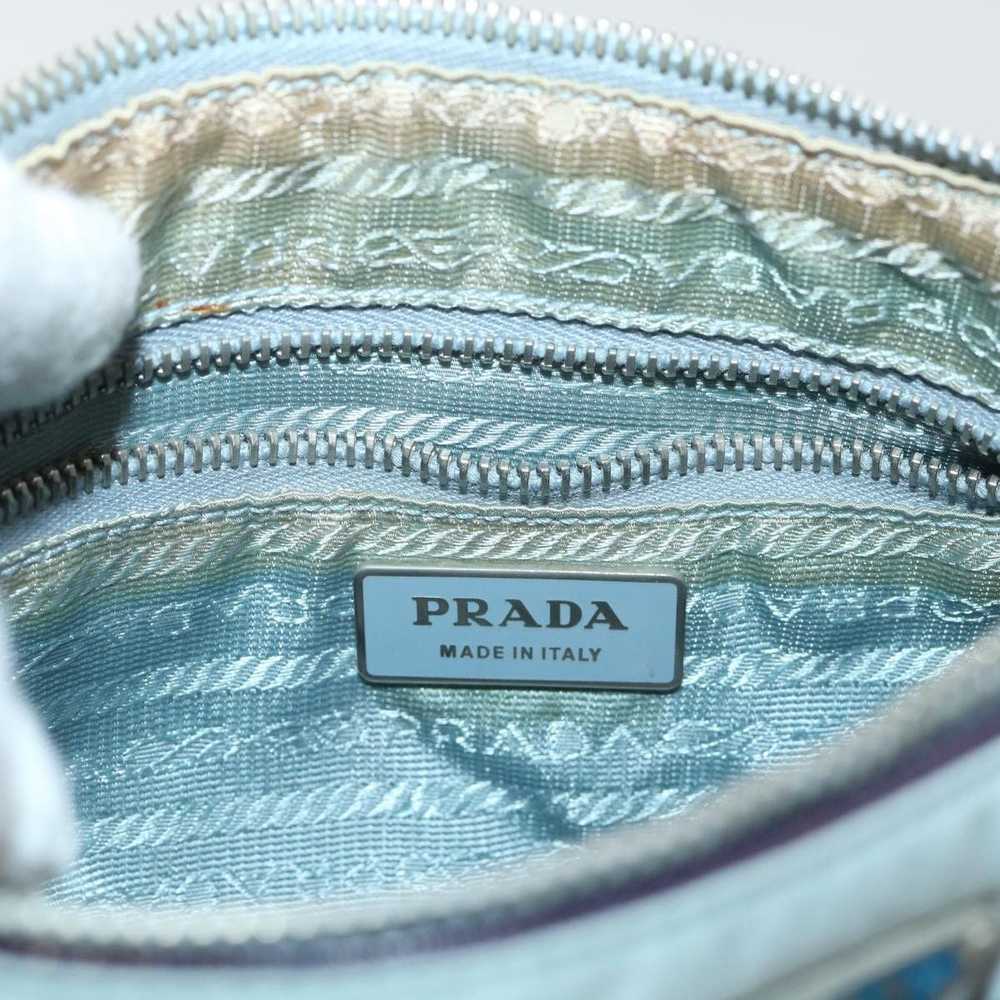 Prada Tessuto Blue Synthetic Shoulder Bag (Pre-Ow… - image 7