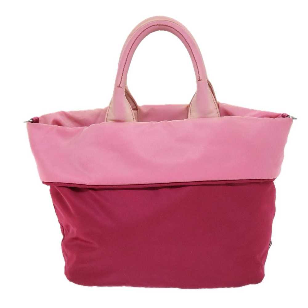 Prada Cabas Pink Synthetic Handbag (Pre-Owned) - image 2