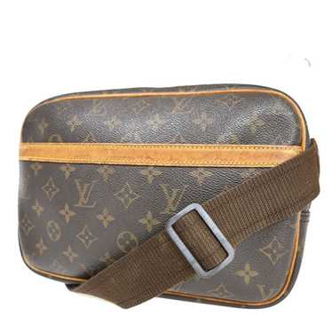 Louis Vuitton Reporter Pm Brown Canvas Shoulder B… - image 1