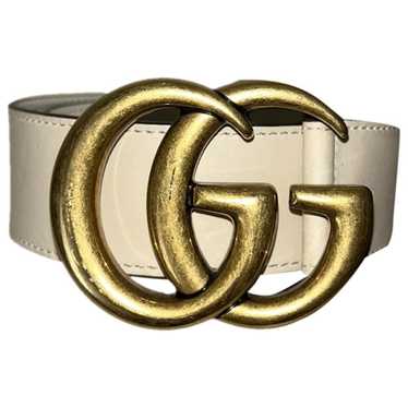 Gucci GG Buckle leather belt