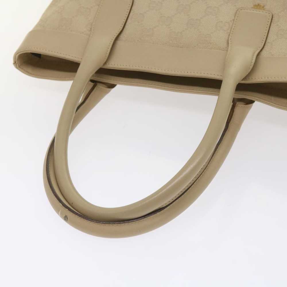 Gucci Gg Canvas Beige Canvas Tote Bag (Pre-Owned) - image 10