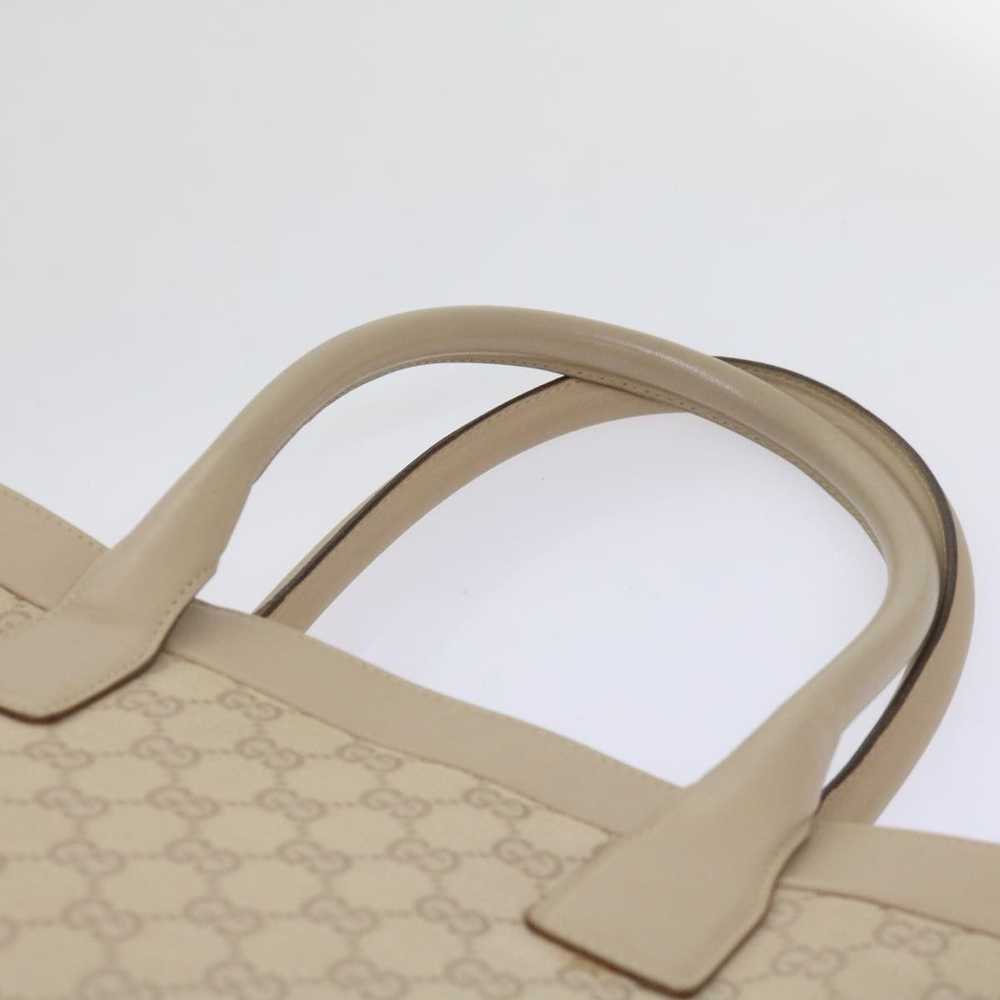 Gucci Gg Canvas Beige Canvas Tote Bag (Pre-Owned) - image 12