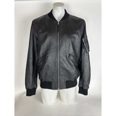 Vince Vince. Men’s Varsity Leather Bomber Jacket … - image 1