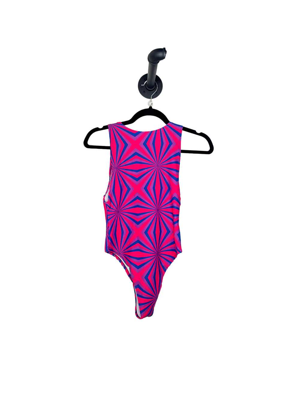 Freedom Rave Wear Lesbian Pride Sideboob Bodysuit - image 1