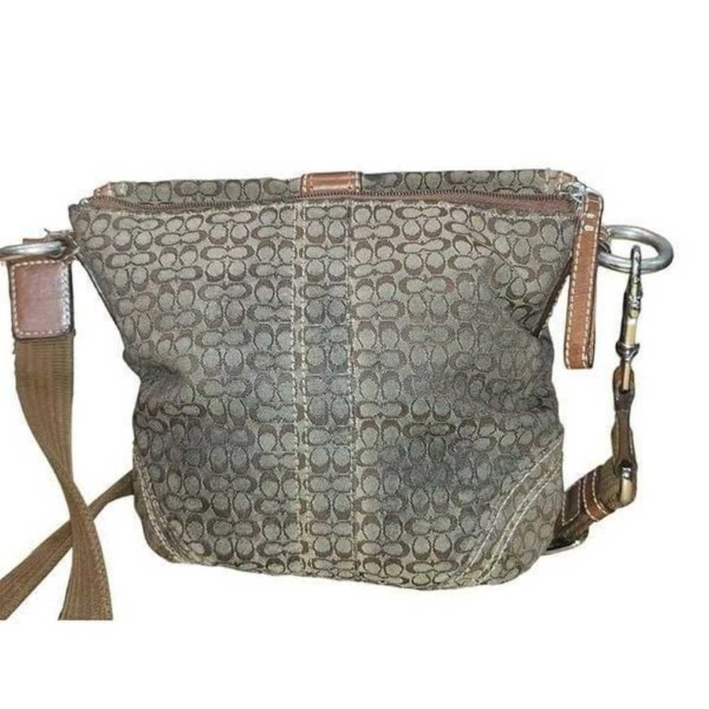 Vintage Coach Crossbody Bag Women Small Geometric… - image 4