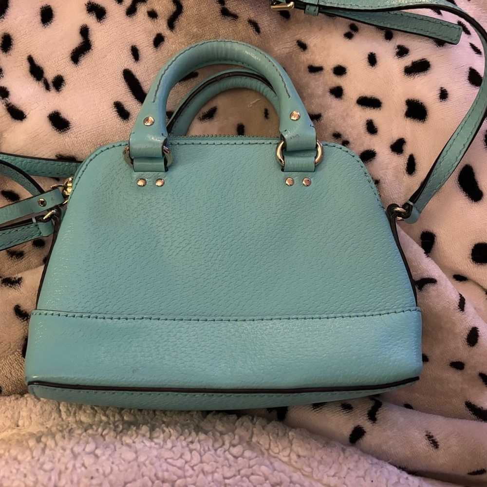 Kate Spade CoralBlue leather Wellesley Rachel sma… - image 4