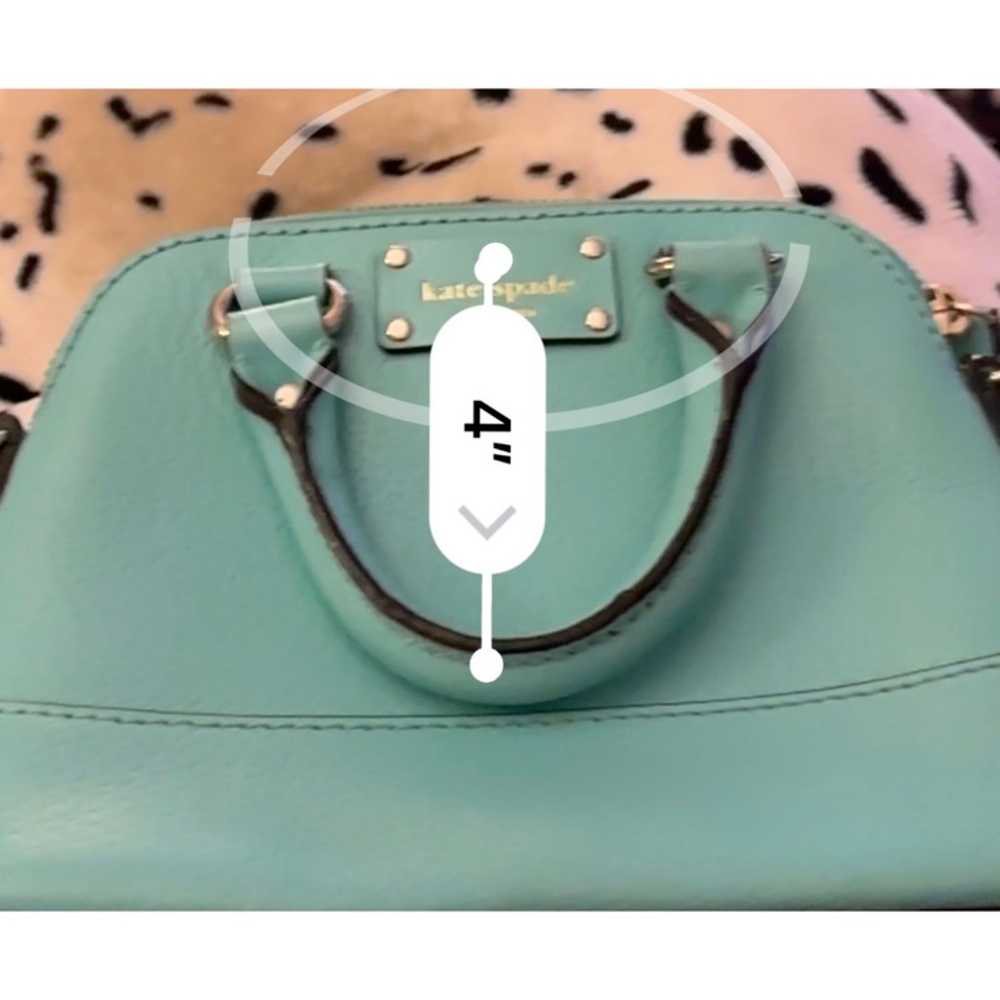 Kate Spade CoralBlue leather Wellesley Rachel sma… - image 7