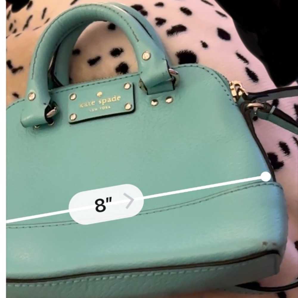 Kate Spade CoralBlue leather Wellesley Rachel sma… - image 8