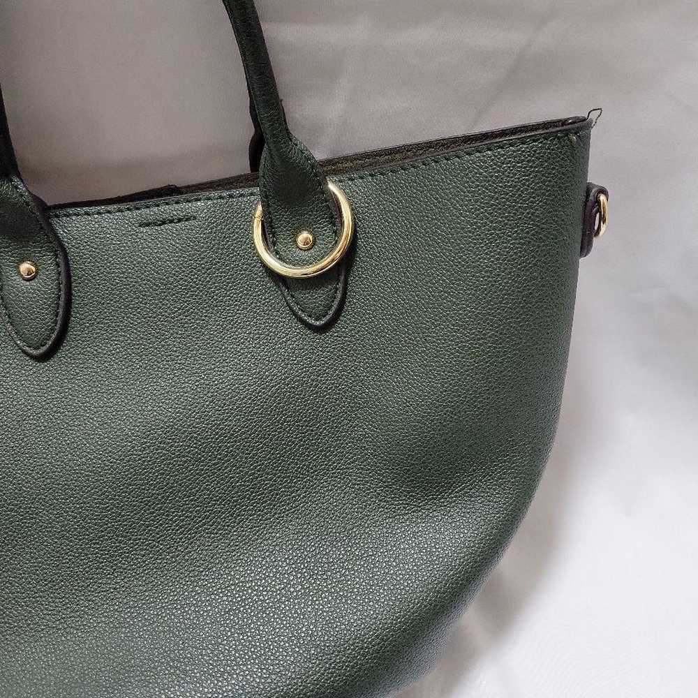 Grove Green Synthetic Leather Tote Bag - image 8