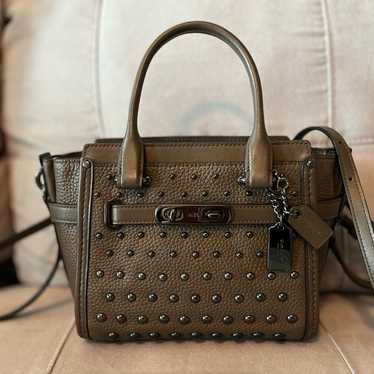 Coach bag with Gunmetal studs. - image 1