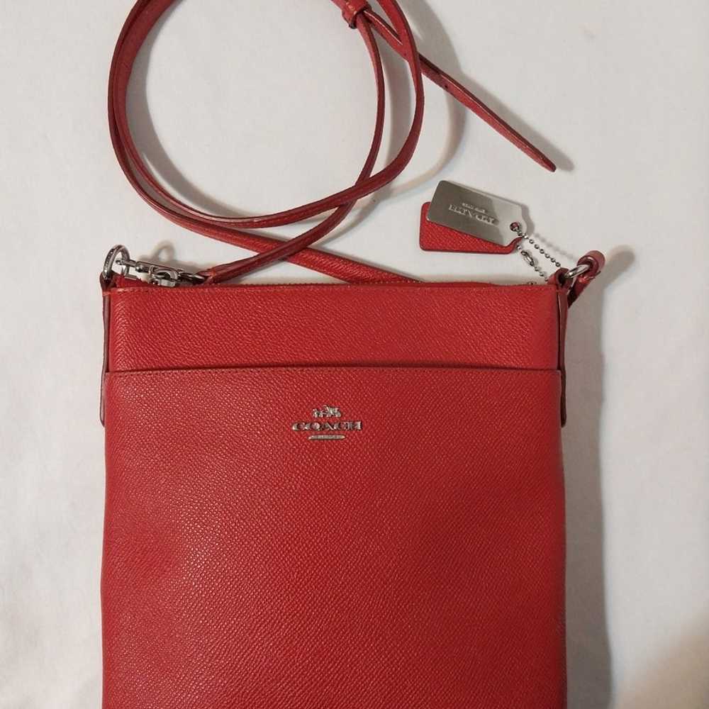 Coach Kitt Messenger Crossbody Bag - RED with Acc… - image 2