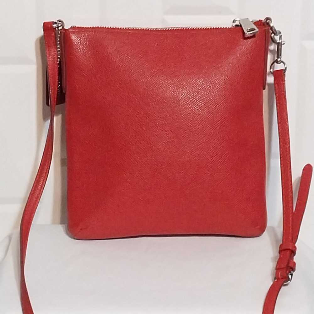 Coach Kitt Messenger Crossbody Bag - RED with Acc… - image 3