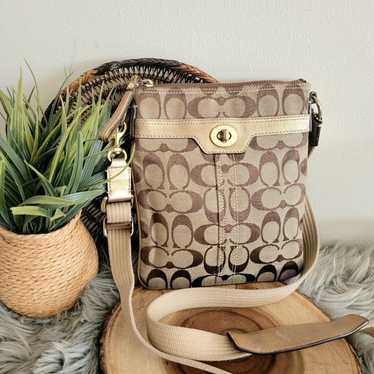 Coach crossbody bag gold