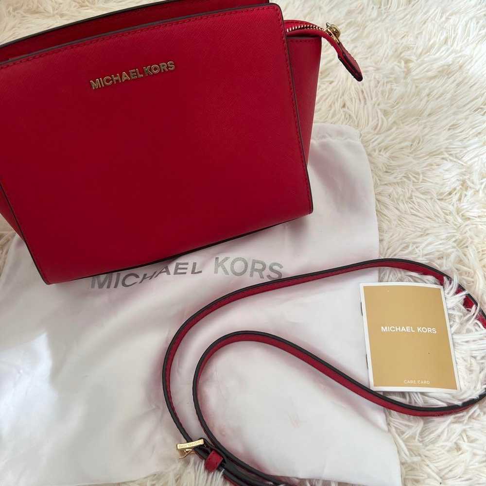 MICHAEL KORS Red Shoulder Bag - image 1