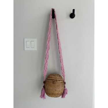 Cleobella Vicente Basket Bag Pink