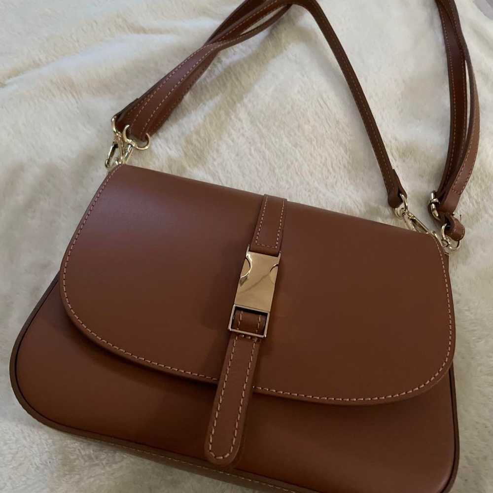 Brown Shoulder 2-Way Bag - image 1