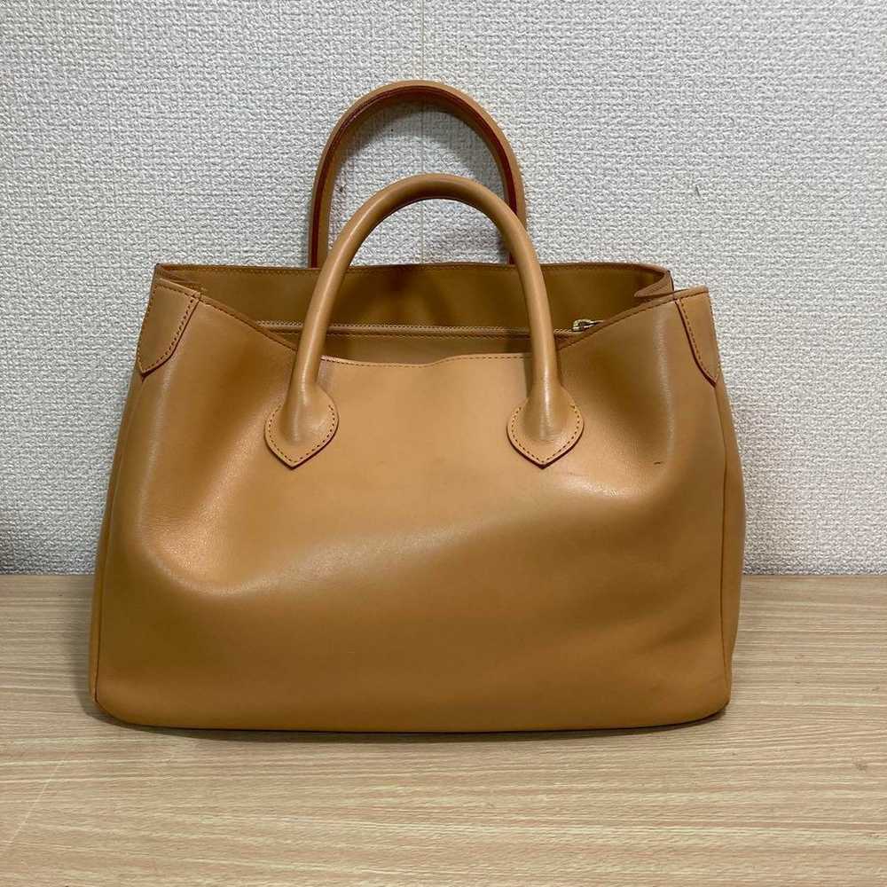 ADMJ Tote Bag Handbag Light Camel Brown - image 1