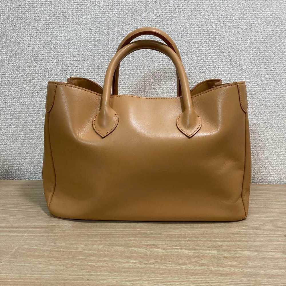 ADMJ Tote Bag Handbag Light Camel Brown - image 3