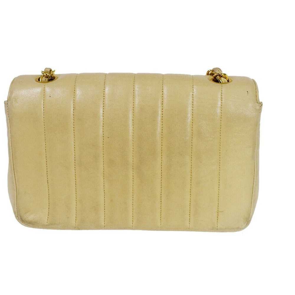 Chanel Mademoiselle Beige Leather Shoulder Bag (P… - image 2