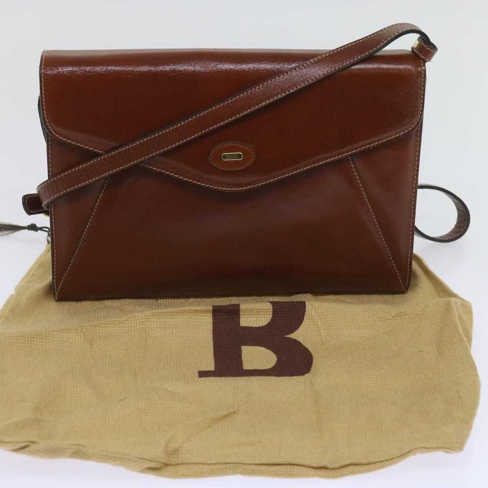 Bally Brown Leather Shoulder Bag (Pre-Owned) - image 9