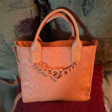 Ladies Juicy Couture shoulder purse orange handle… - image 1