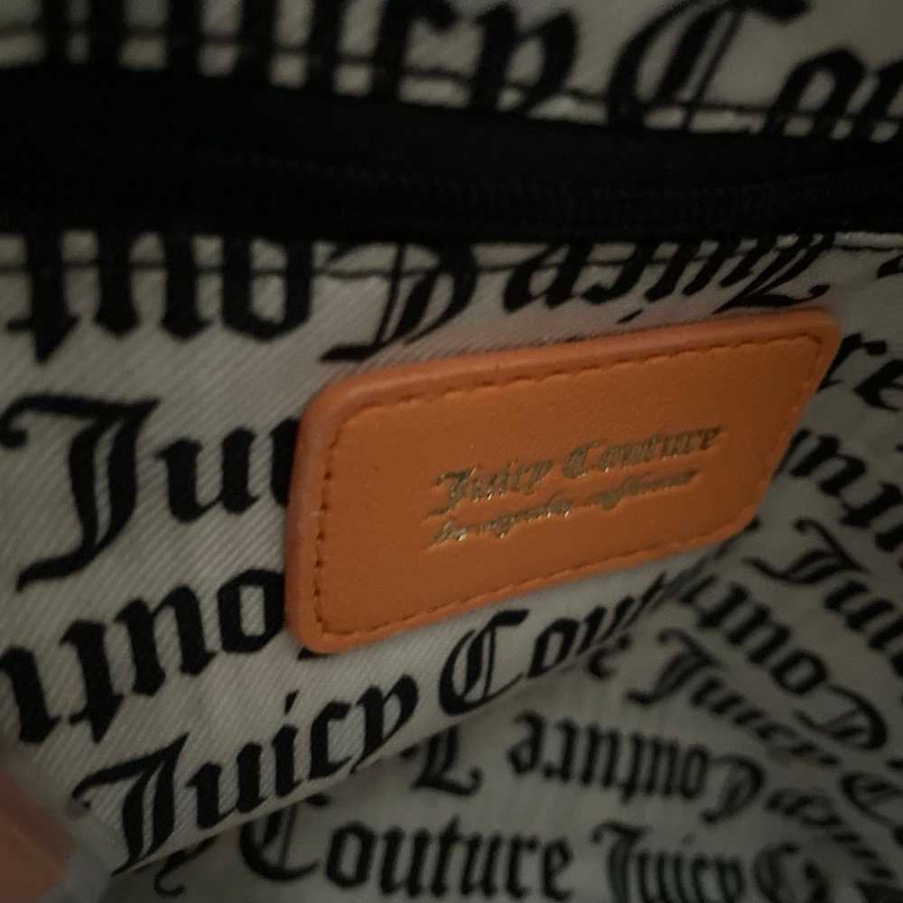 Ladies Juicy Couture shoulder purse orange handle… - image 6