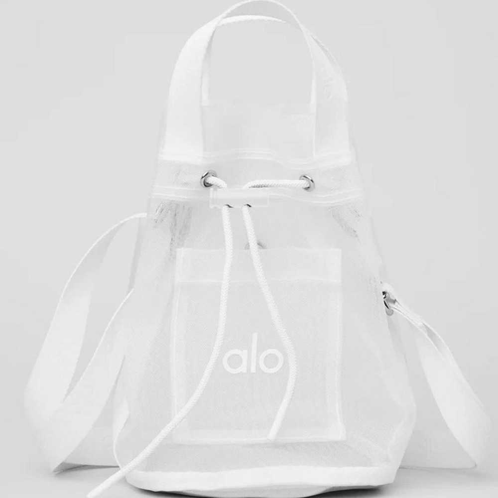 Alo Yoga Women's White and Silver Bag - image 2