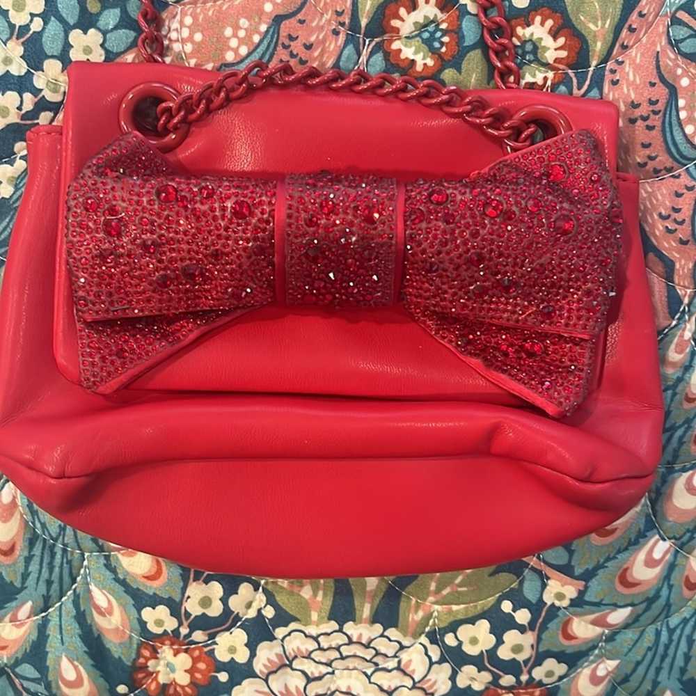 Vintage Red Betsey Johnson crossbody - image 2