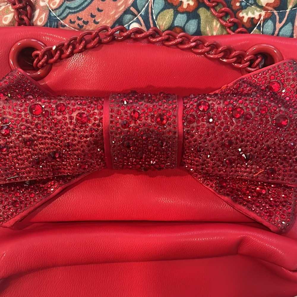 Vintage Red Betsey Johnson crossbody - image 5