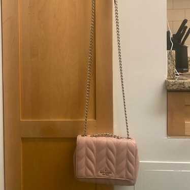 Kate Spade Pink Quilted Leather Crossbody