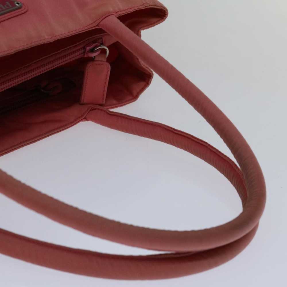 Prada Tessuto Pink Synthetic Handbag (Pre-Owned) - image 11