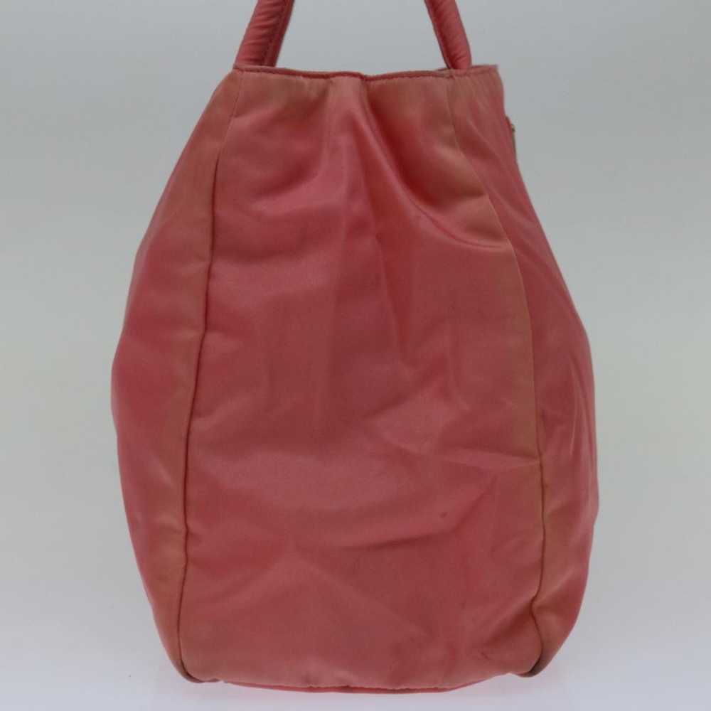 Prada Tessuto Pink Synthetic Handbag (Pre-Owned) - image 9